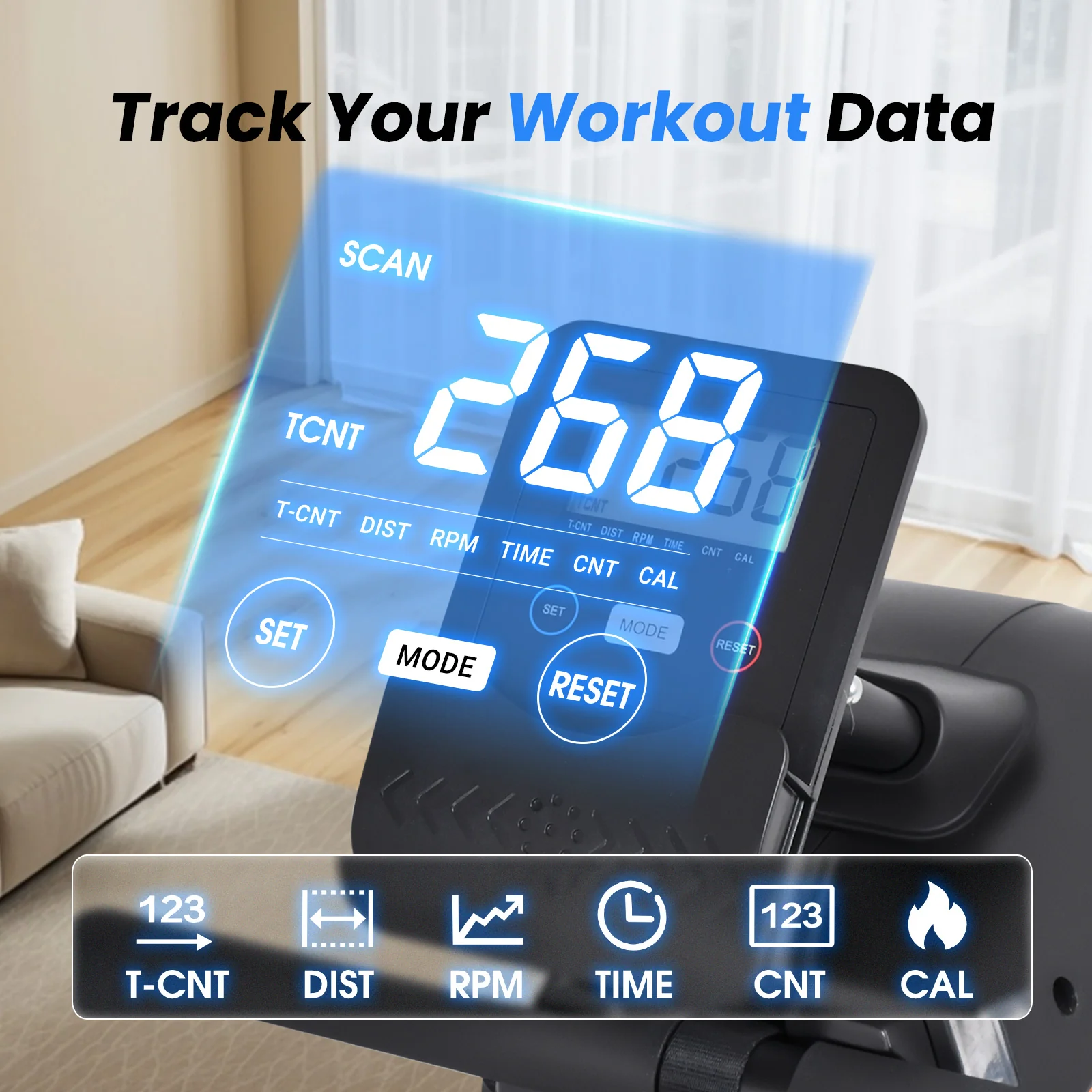Magnetic Rowing Machine 16-Level Resistance