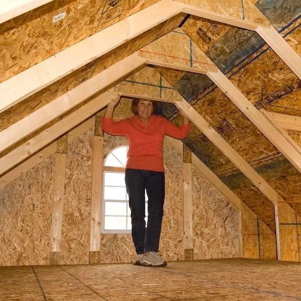 Best barns Hampton 12��24 Wood Storage Shed Kit Installation Included