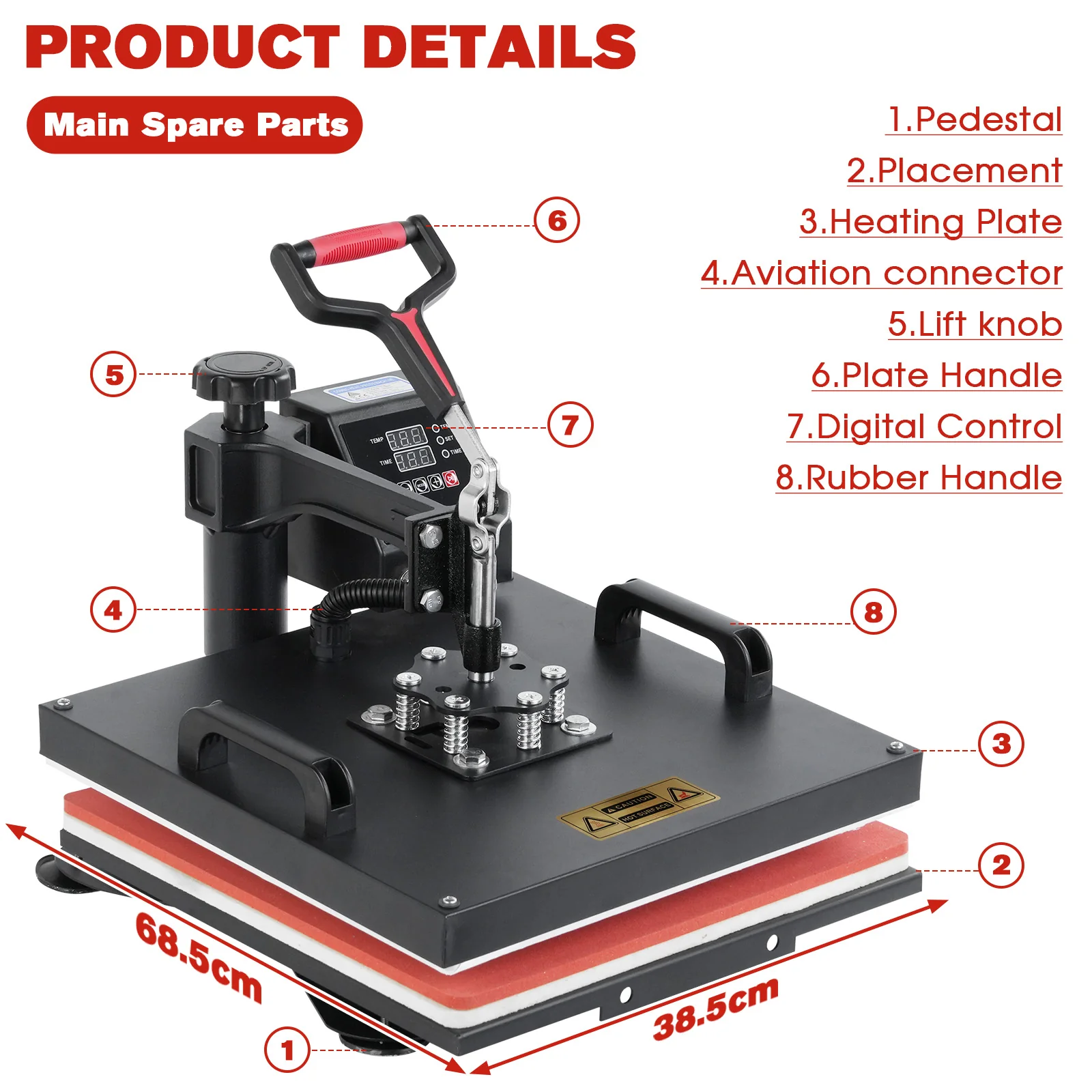 5 in 1 Heat Press Machine Printers