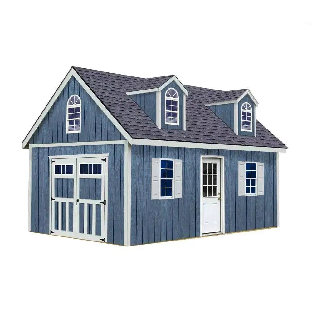 Best barns Hampton 12��24 Wood Storage Shed Kit Installation Included