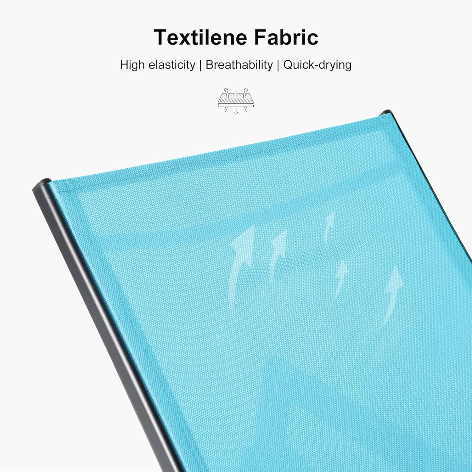 PURPLE LEAF Patio Tanning Lounge Chair Set with Face Down Hole Outdoor Aluminum Adjustable Reclining Chairs Wheels Pillows and Table for Poolside Beach Sunbathing Lounger, Beige