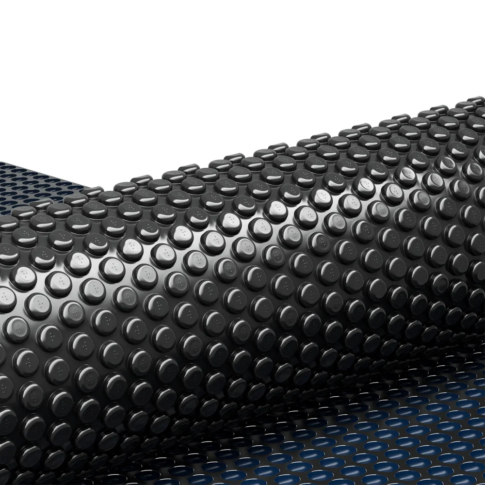 Aqua Buddy Pool Cover 600 Micron 11x4.8m Swimming Pool Solar Blanket Blue Black