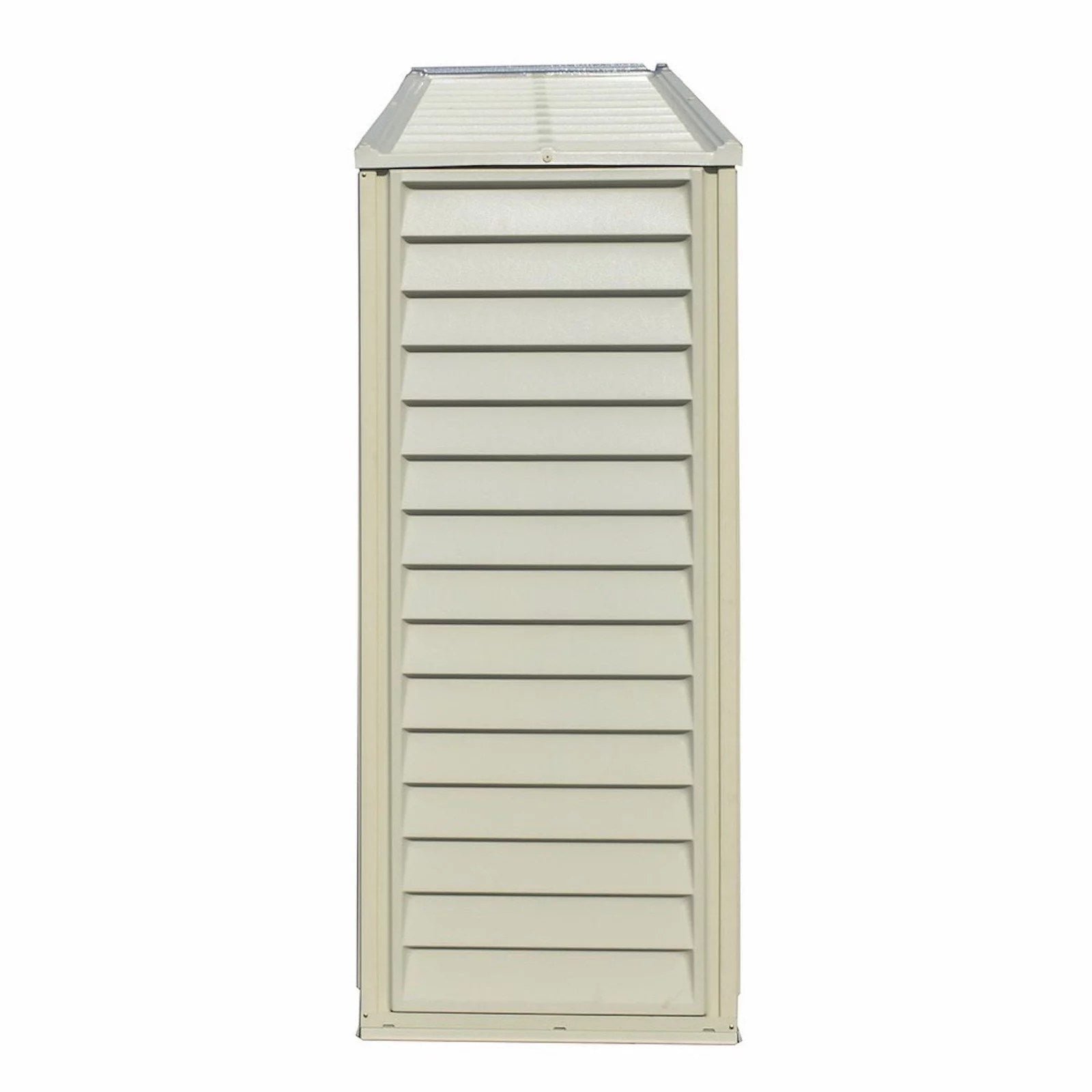 DuraMax 10.5ft x 2.75ft SidePro Vinyl Shed with Foundation Kit