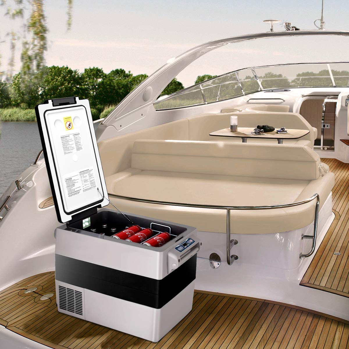 44 Quart Portable Refrigerator/Freezer Compact Vehicle Car
