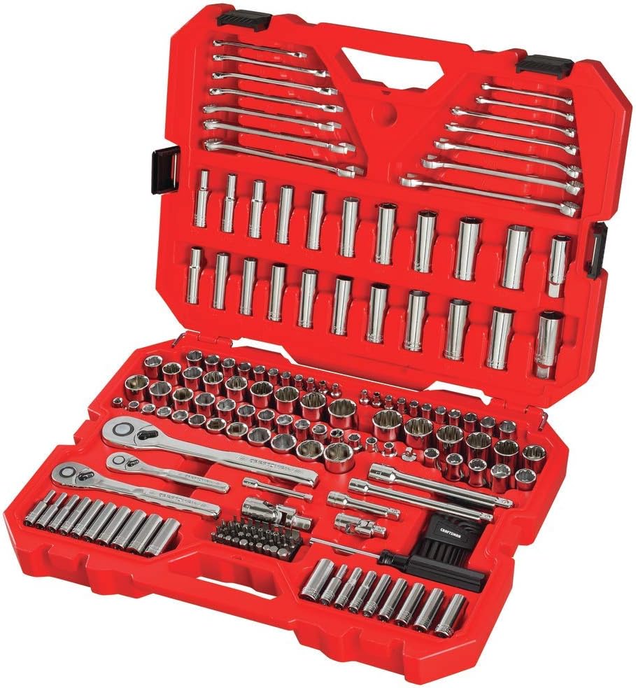 CRAFTSMAN Mechanics Tool Set, 1/4 and 3/8 Inch Drive, 189 Piece (CMMT12134)
