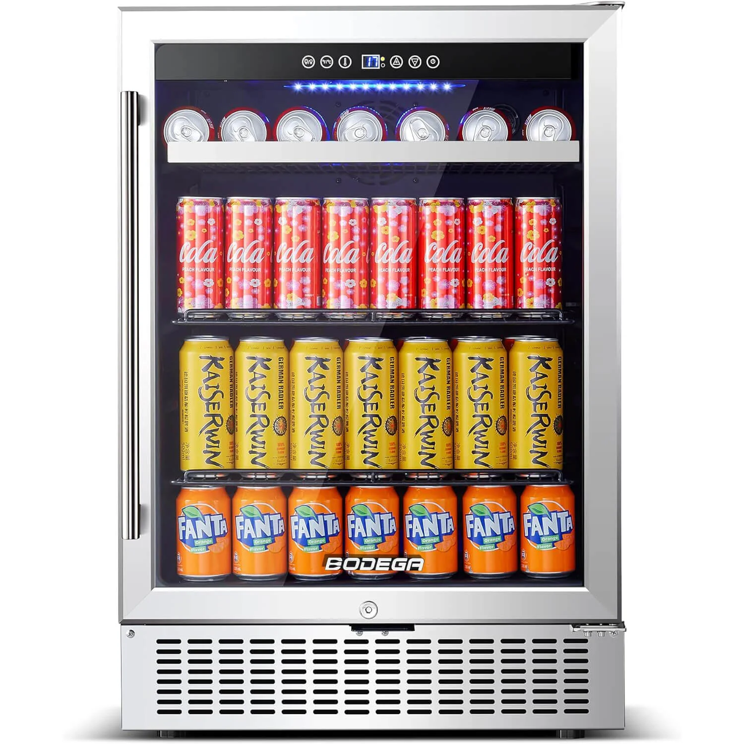 Beverage Refrigerator 24 Inch 180 Cans Beer Fridge