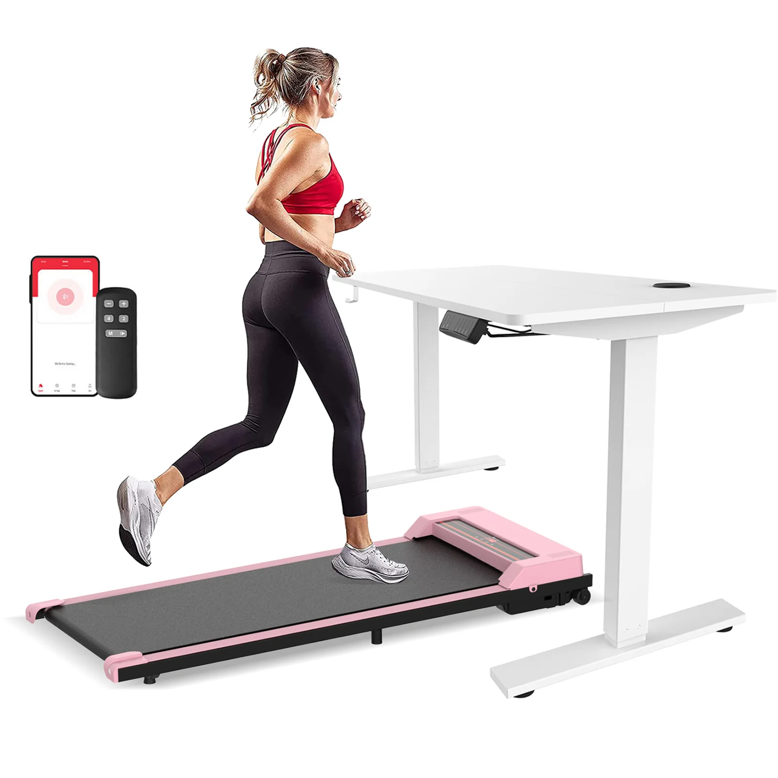Treadmill & Electric Standing Desk 120cm