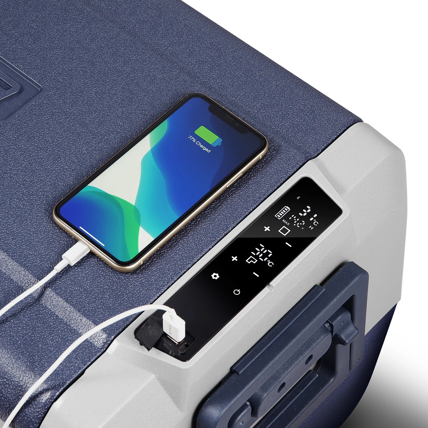 12V Fridge 64qt/60L with Wheels Dual Zone T60