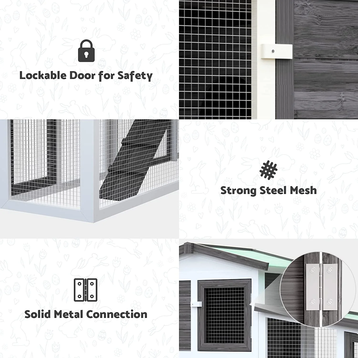 Rabbit Hutch Chicken Coop 2 Level