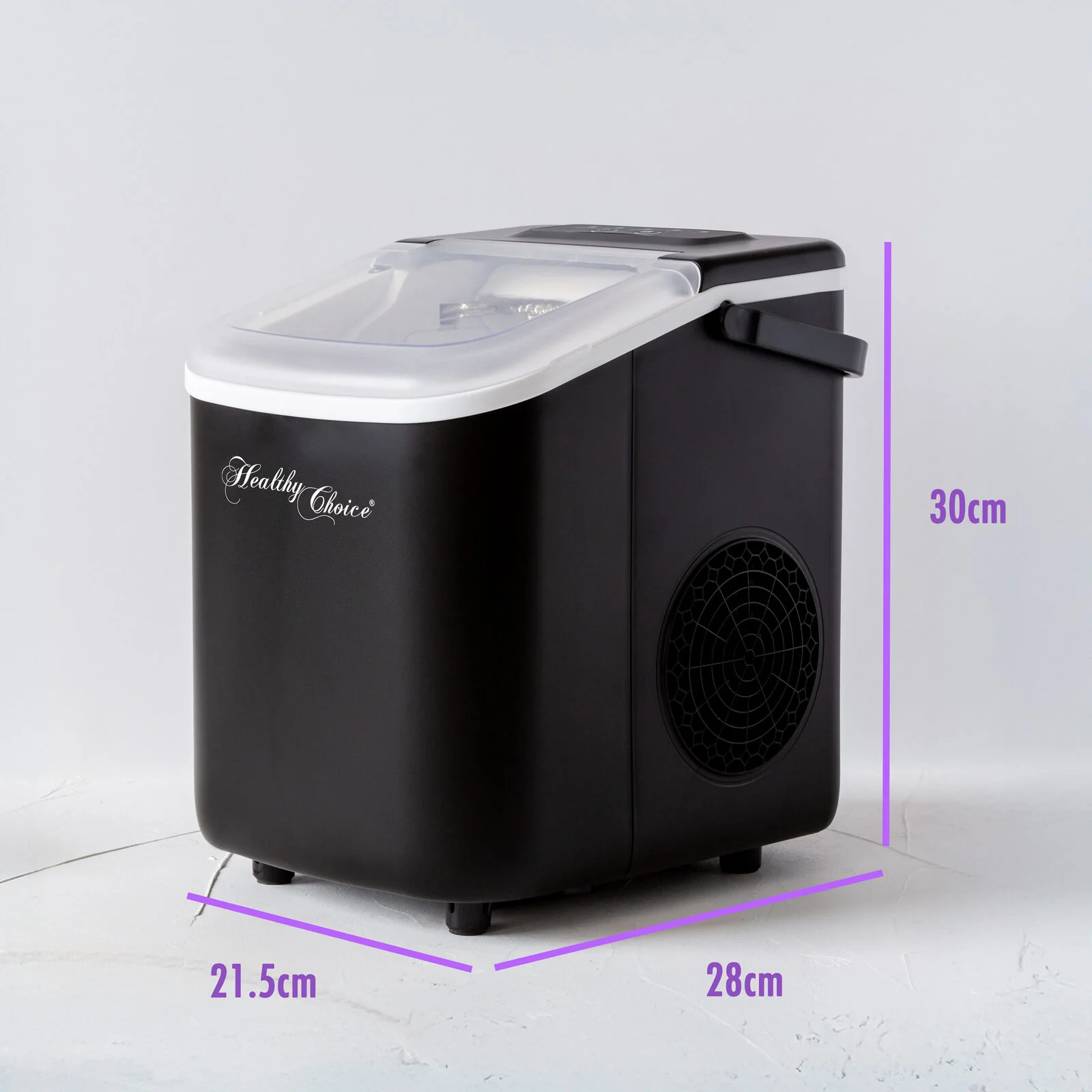 Ice Maker - Ready in 8 minutes, Up to 12kgs every 24 Hours