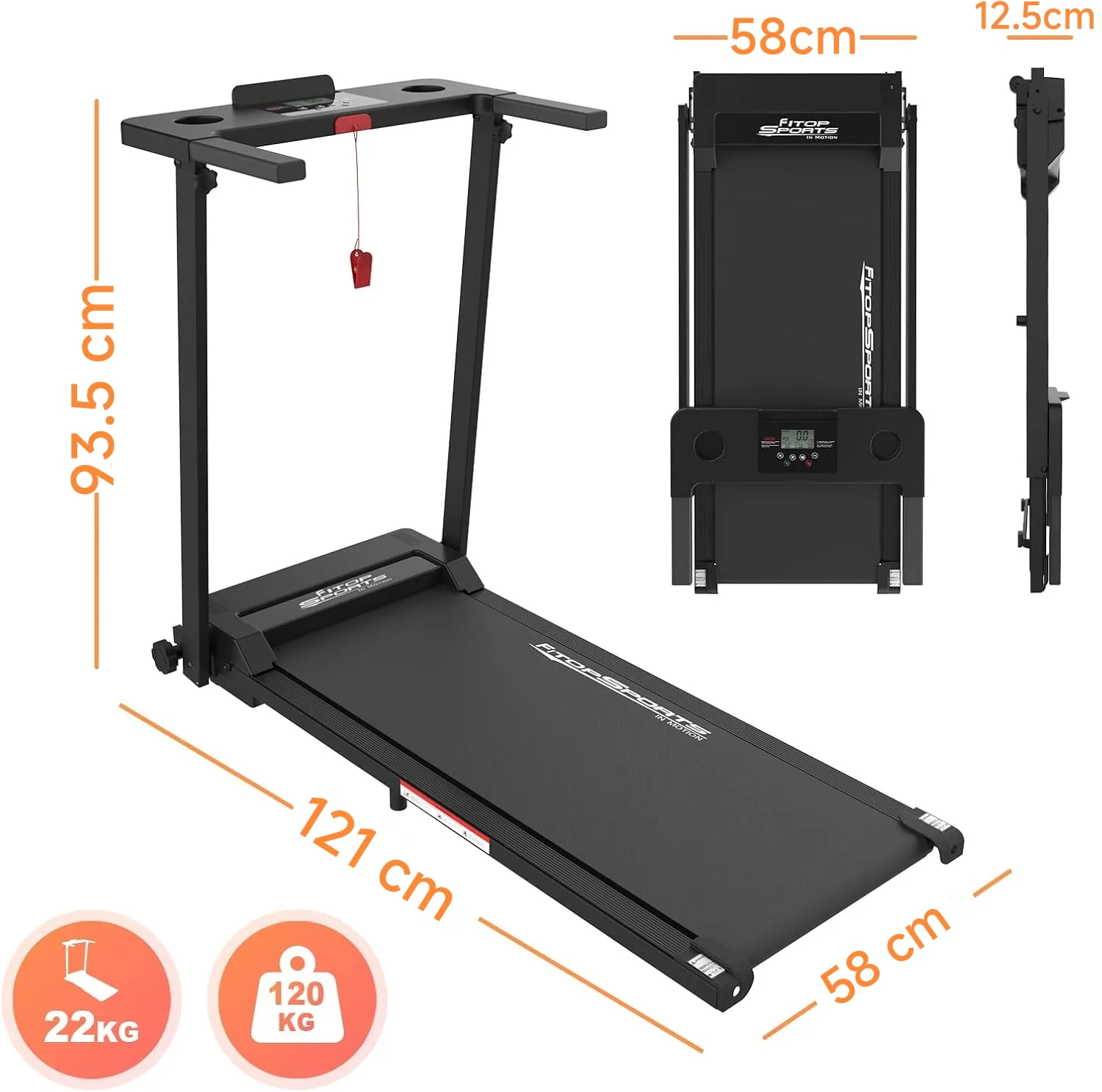 Electric Folding Treadmill Walking Pad
