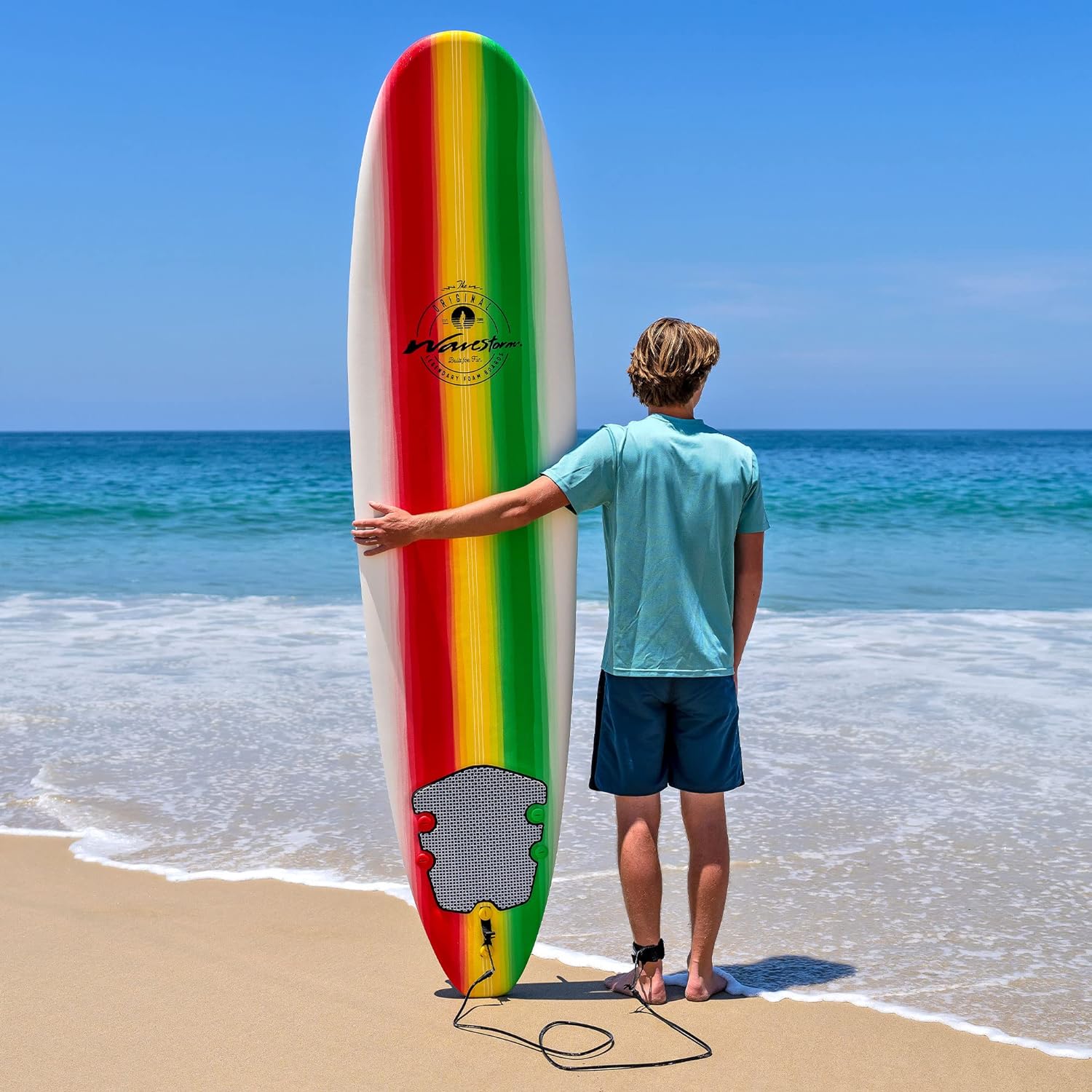 Classic Soft Top Foam 8ft Surfboard