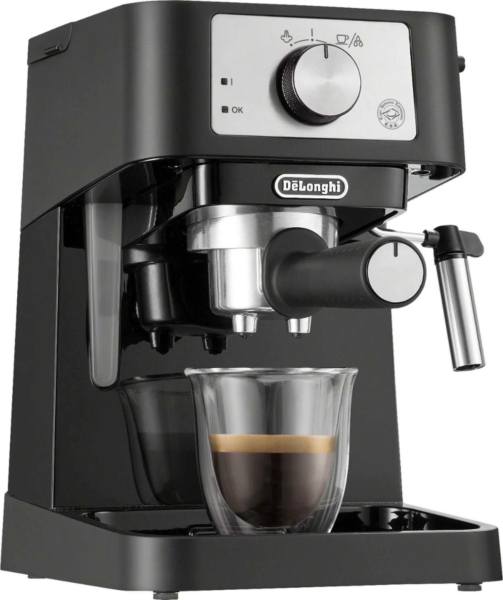 De��Longhi �C Stilosa 15 Bar Pump Espresso Machine �C Black and Stainless