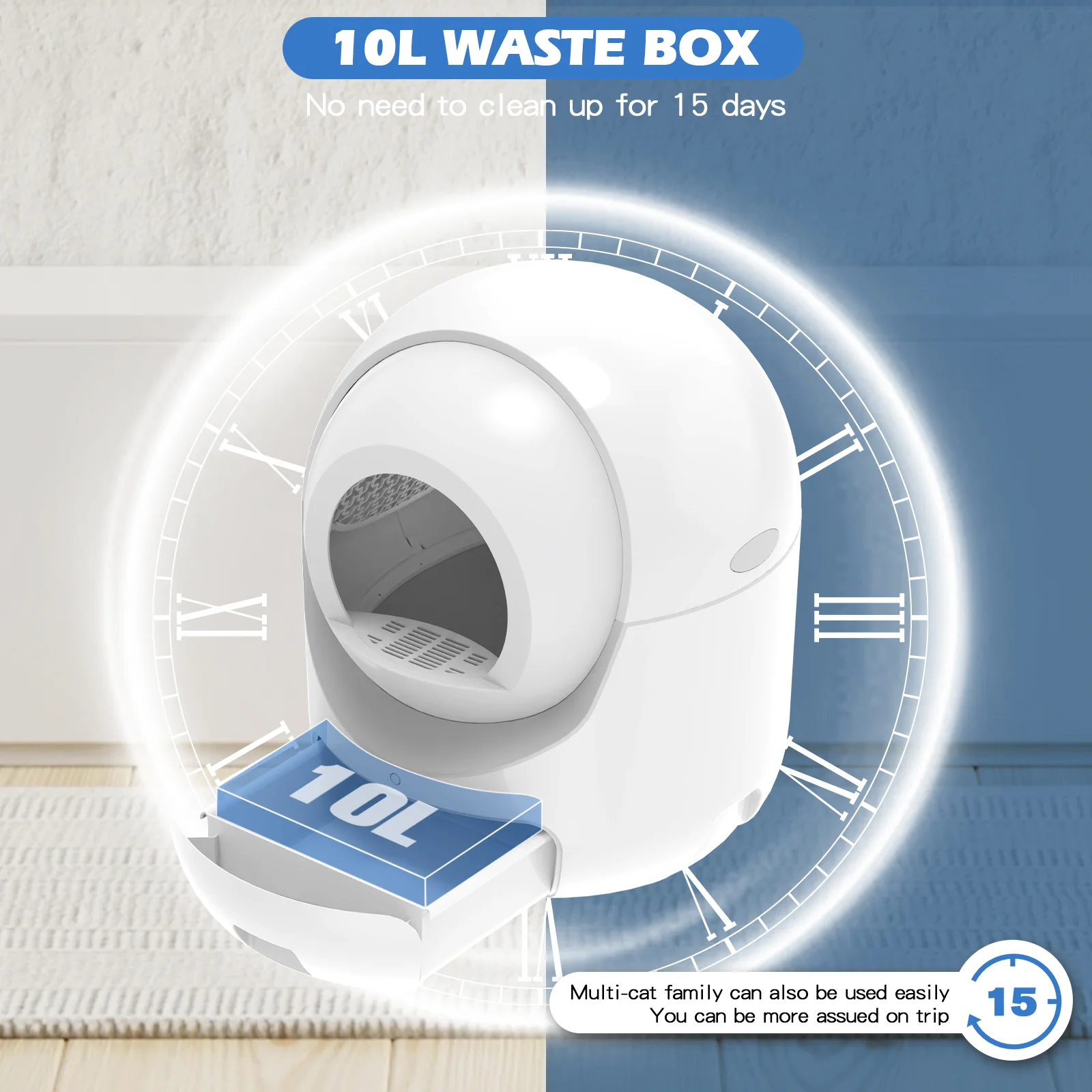 Self Cleaning Smart Cat Litter Box