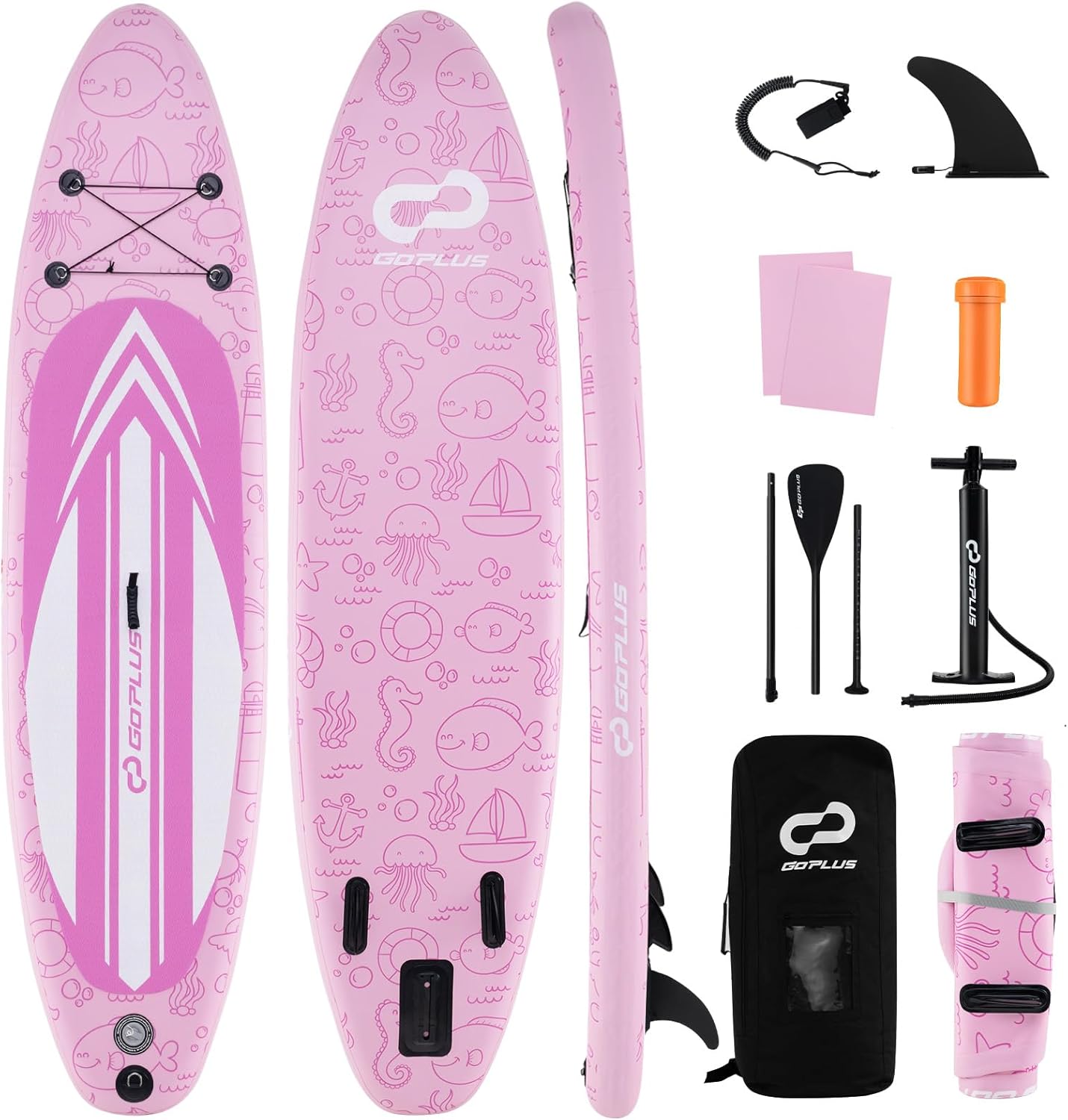 Inflatable Stand Up Paddle Board, 10FT SUP