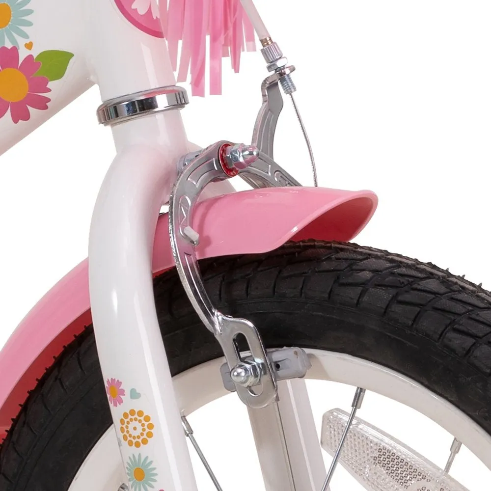 Little Daisy 12 Inch Kids Bike for 2 3 4 Years Girls with Training Wheels