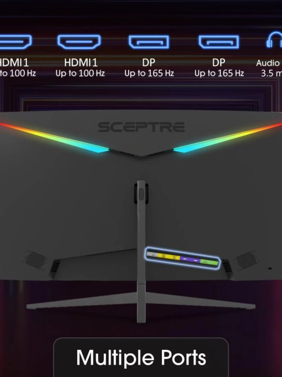 Sceptre 34 Inch 165Hz Curved Ultrawide WQHD Monitor