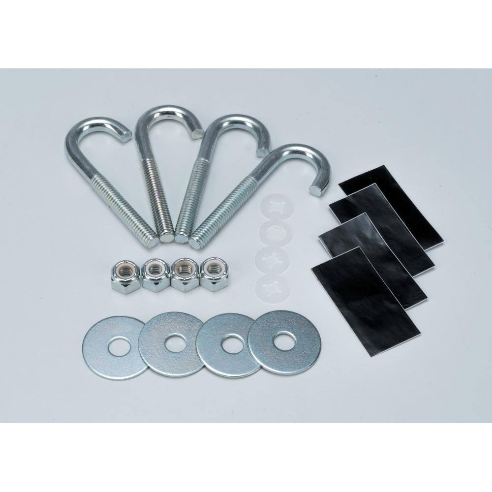 Husky 61.86 Matte Black Aluminum Low Profile Truck Tool Box for Mid-Size Trucks