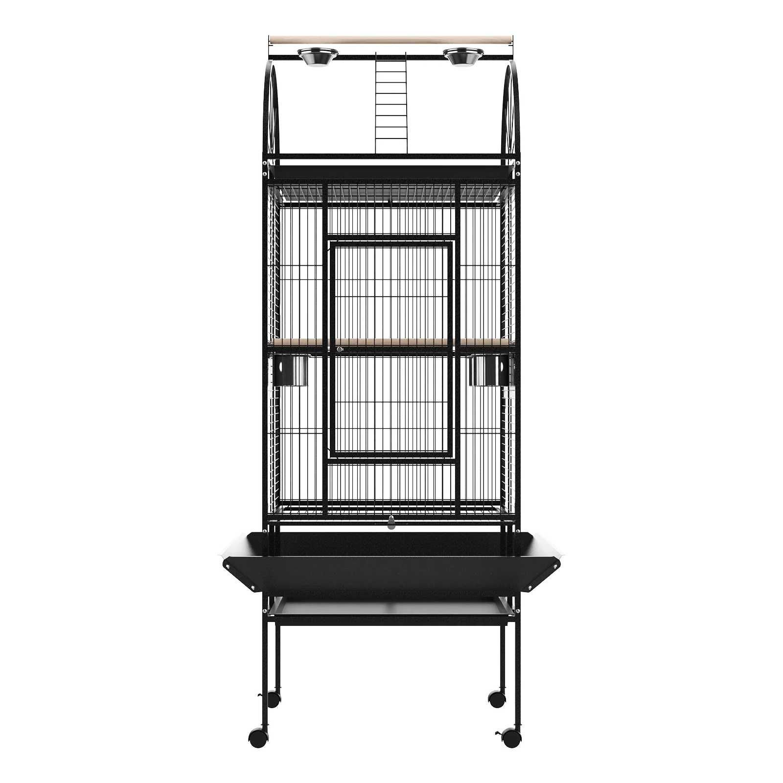 Large Bird Cage Top Ladder Parrot Aviary
