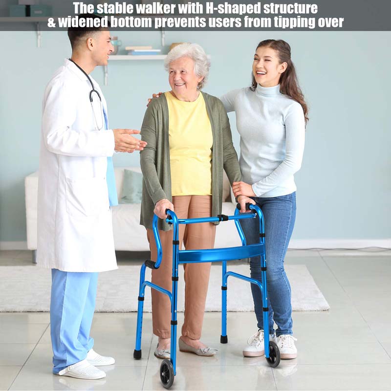3-in-1 Folding Walker with 5
