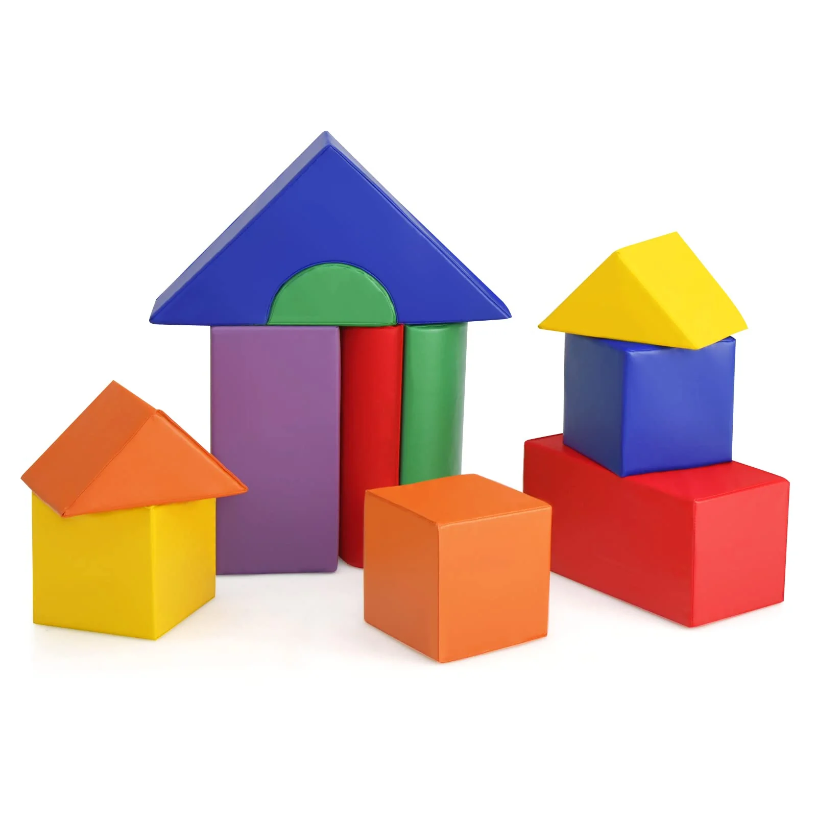 11-Piece Climb and Crawl Foam Block Play Set, Waterproof Foam Climbing Toy Set