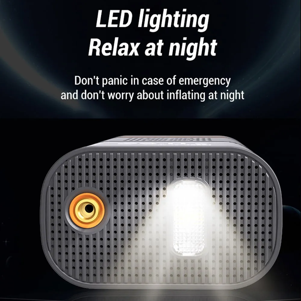 4 in 1 Car Jump Starter with 150PSI Air Compressor 1000A Battery (Up to 5.0L Gases Engines) 7500mAh Power Bank with