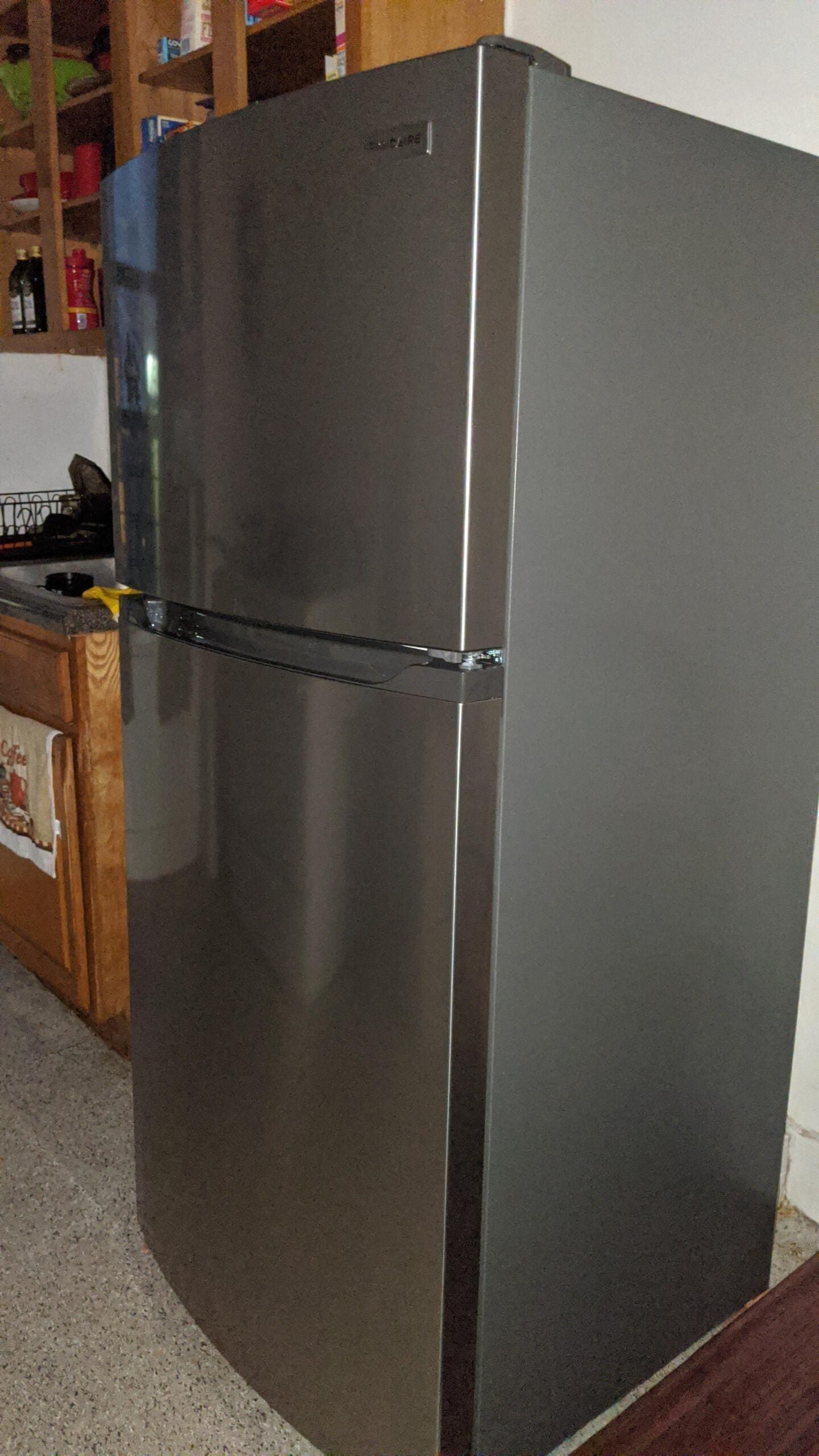 Frigidaire �C 13.9 Cu. Ft. Top-Freezer Refrigerator �C Brushed Steel