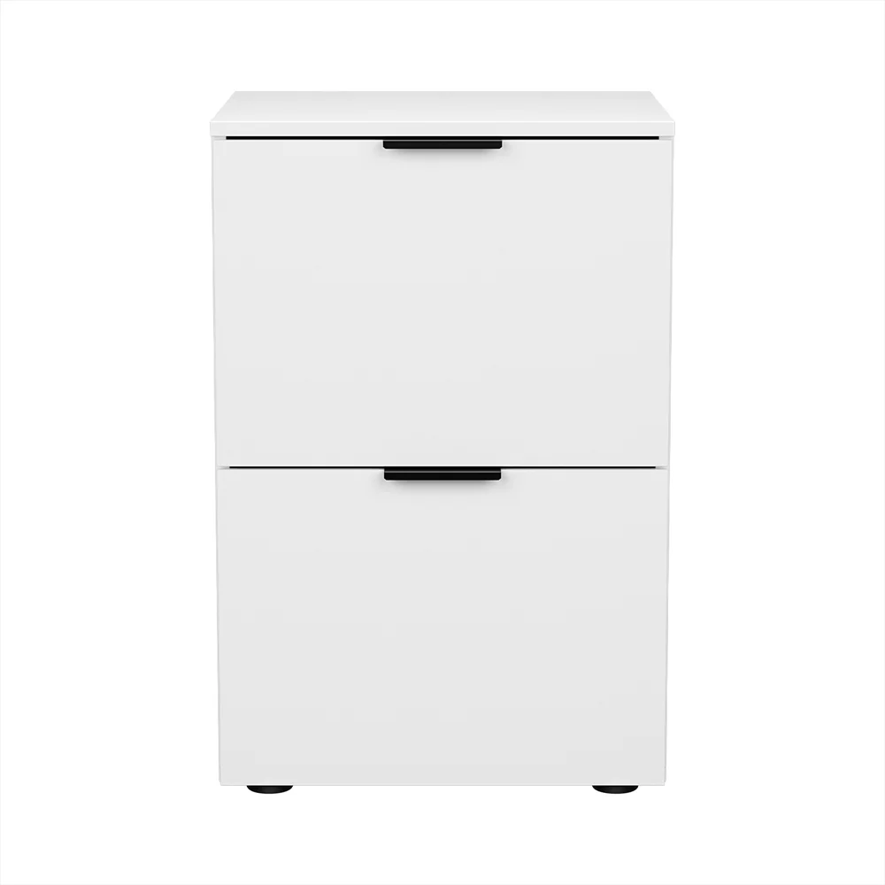 Artiss Filing Cabinet Files Storage Office Shelves File Organiser White 2 Drawer