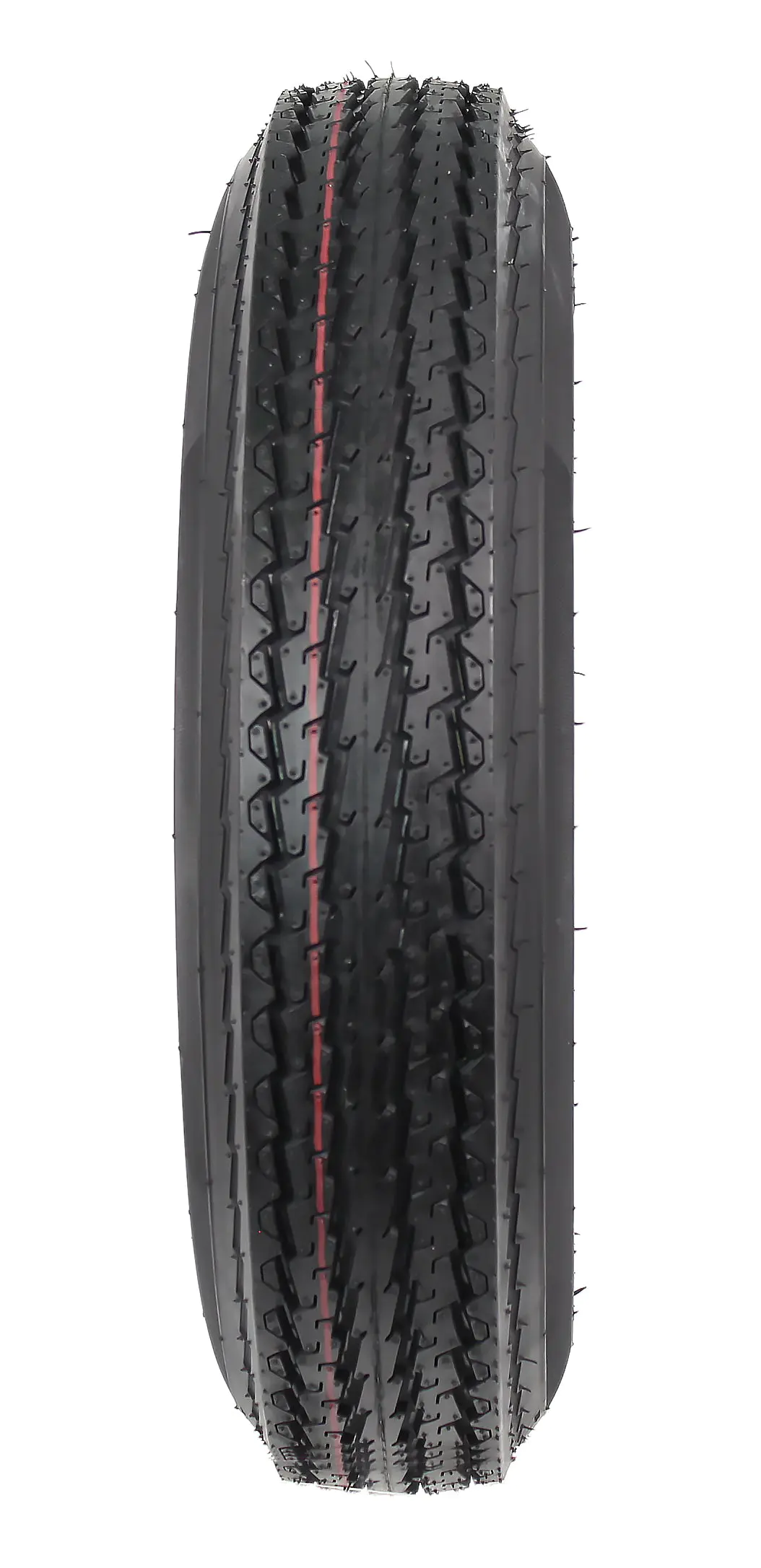 2-Pack Trailer Tires On White Wheel Rims 530-12 5.30-12 5.30 x 12 Load C 4 Lug