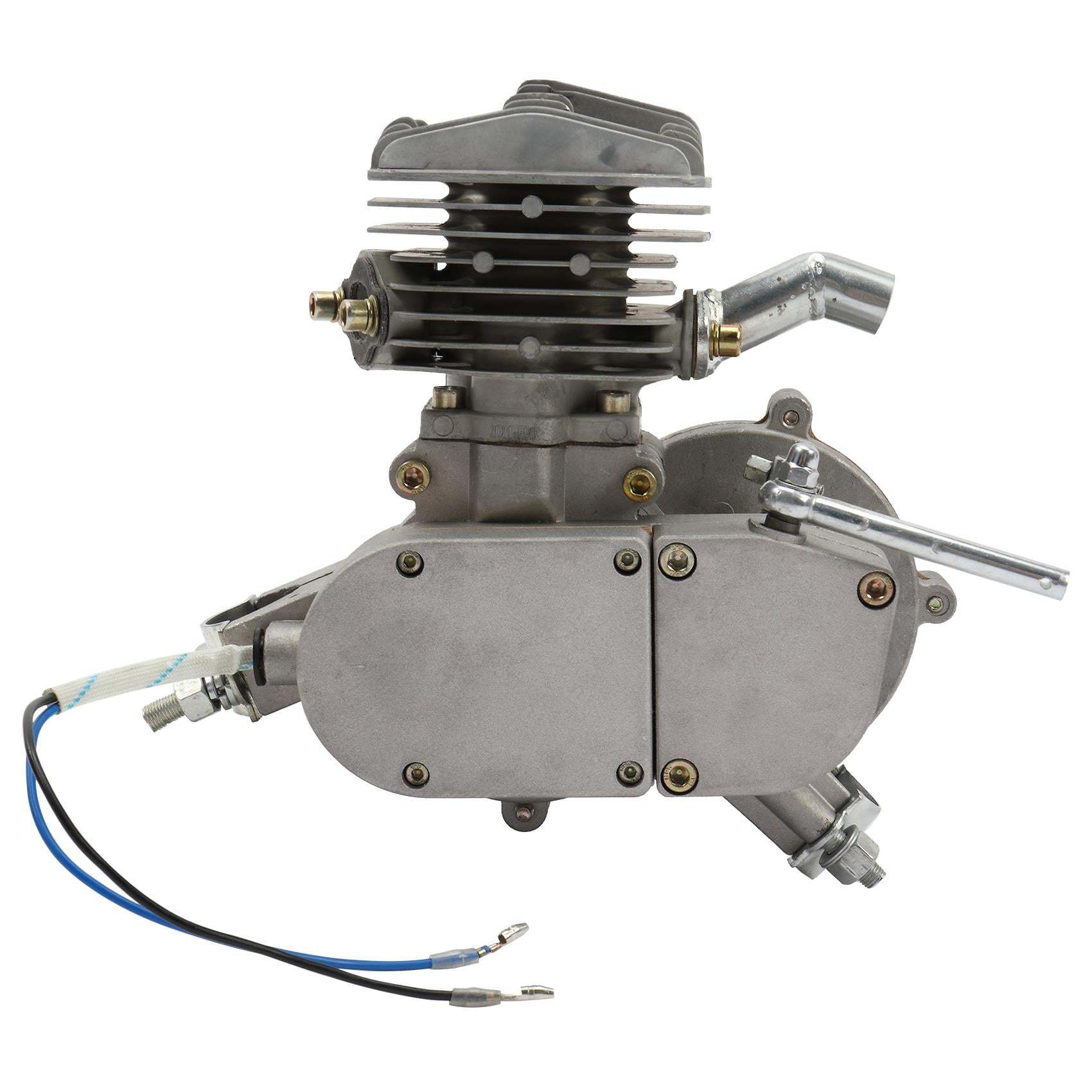 80cc 2-Stroke Engine Bike Motor Kit for 26��� Bicycles, Silver White