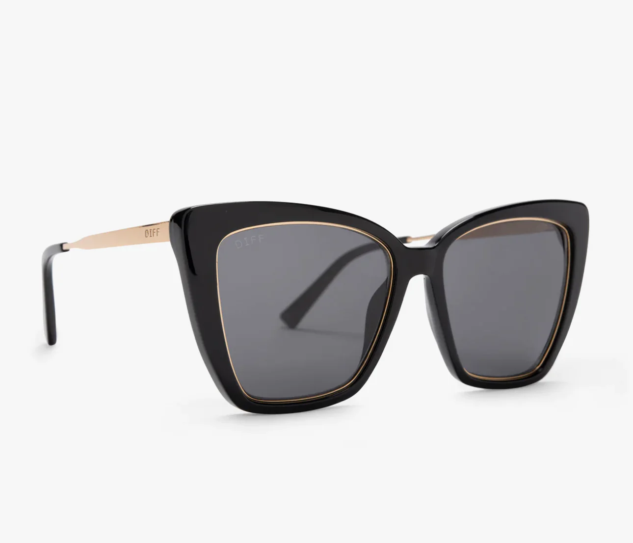 DIFF-BECKY IV-BLACK+GREY POLARIZED