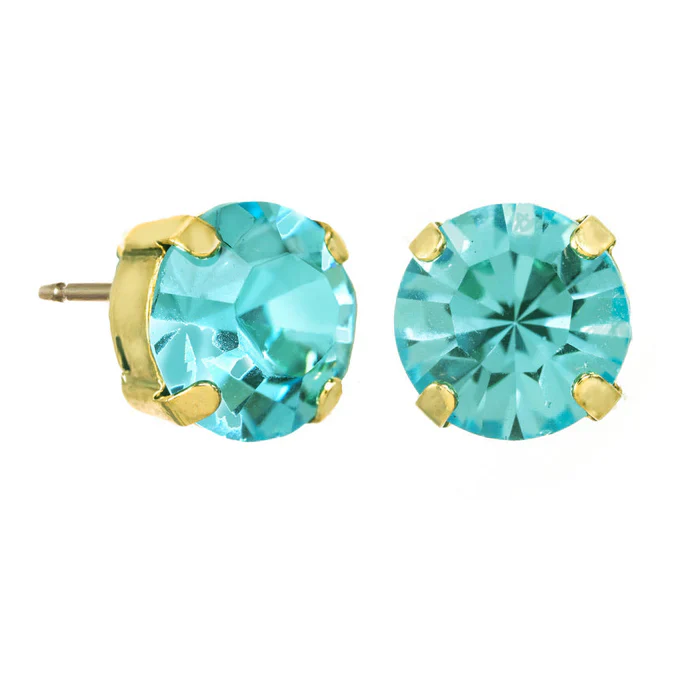 TRENTLY STUDS-LT TURQUOISE