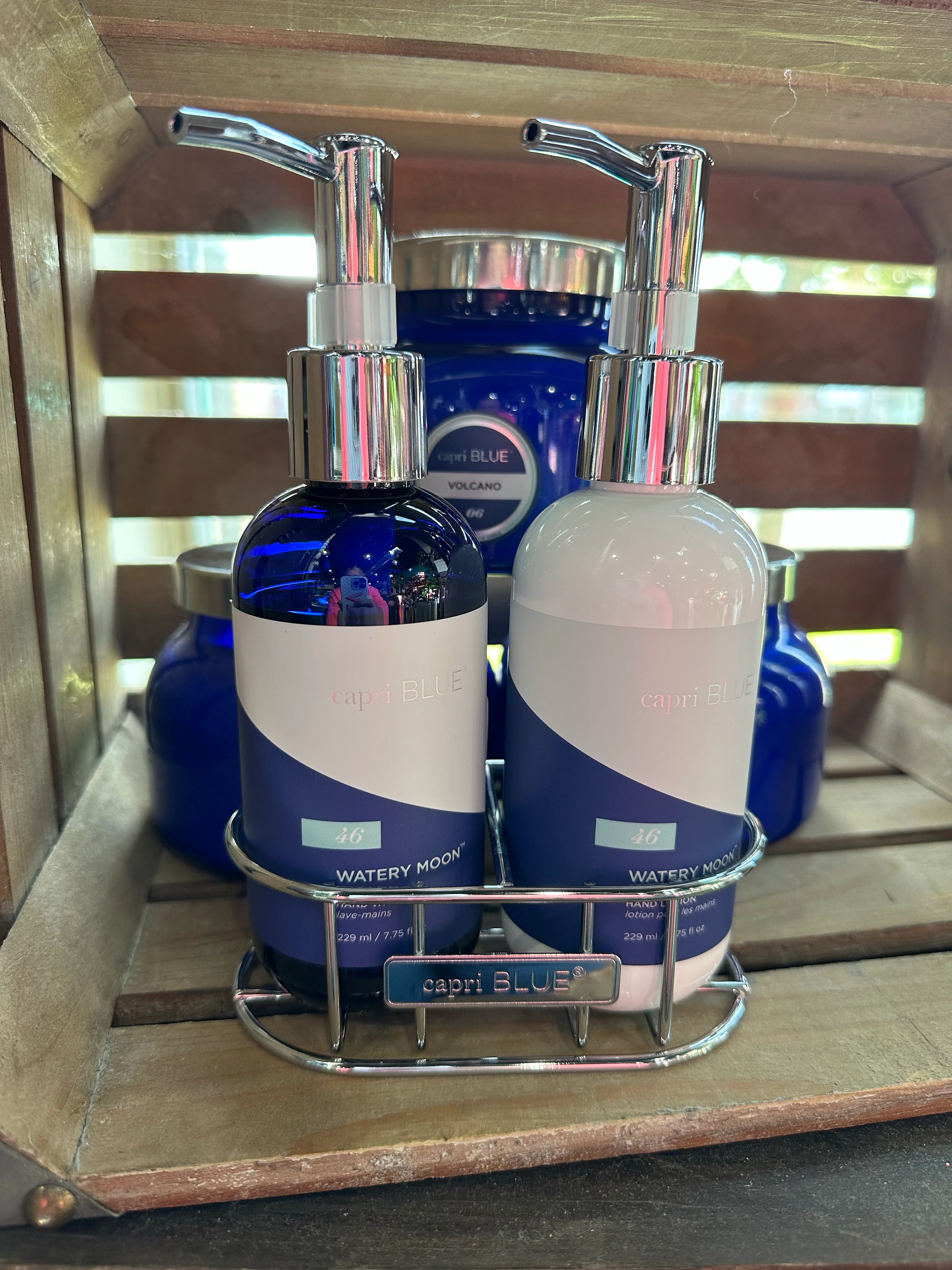 CAPRI BLUE BRANDED CADDY