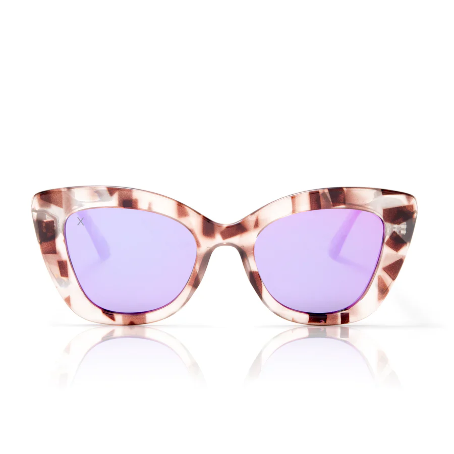 DIME-BEVERLY LT TORTOISE PINK MIRROR LENS POLARIZED