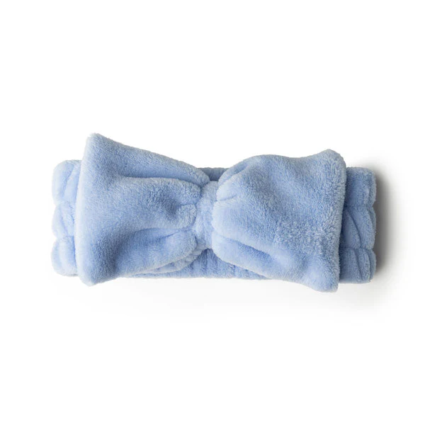 TAKE A BOW HEADBAND-BLUE