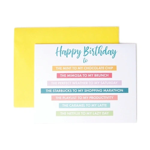 BDAY CHOCOLATE CHIP CARD