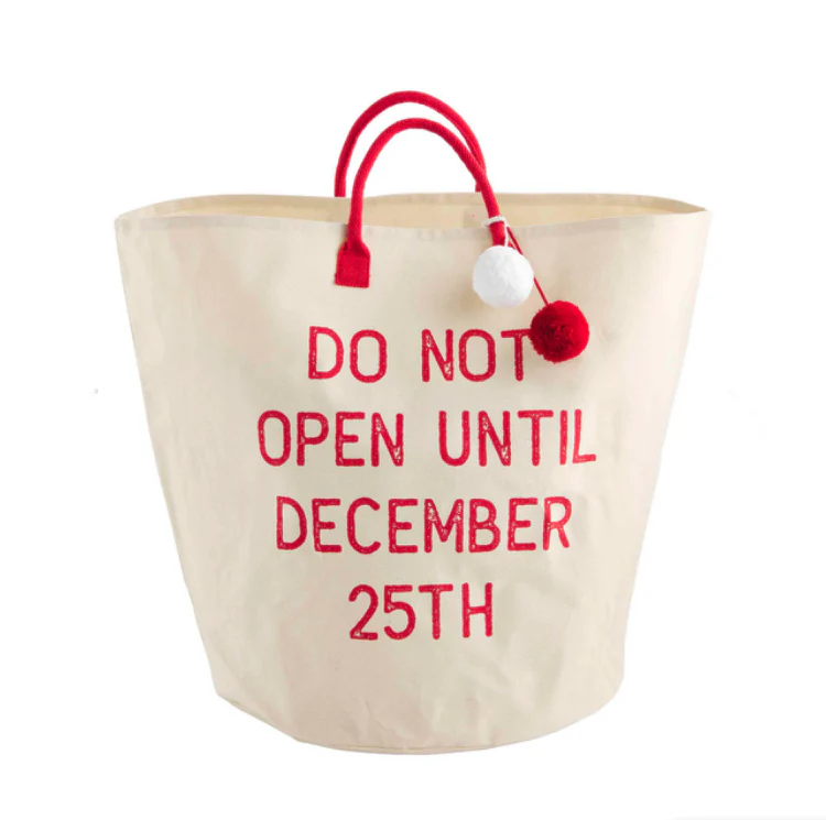 DO NOT OPEN TILL CHRISTMAS TOTE