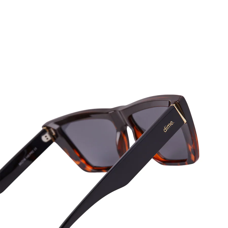 DIME-MELROSE-BLACK/TORTOISE GREY SOLID