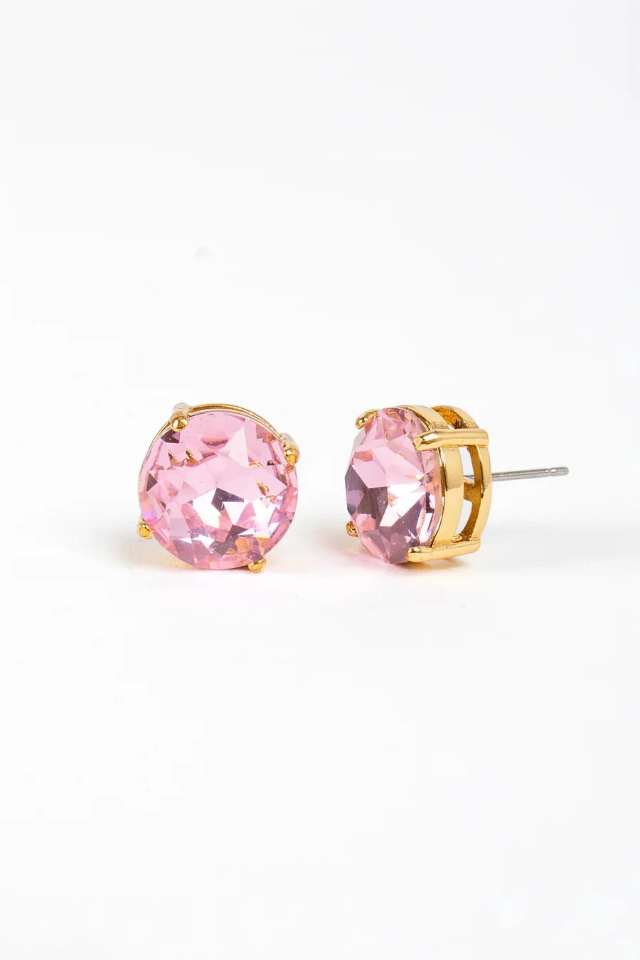 CLEO BOXED ROSE CRYSTAL POST EARRINGS