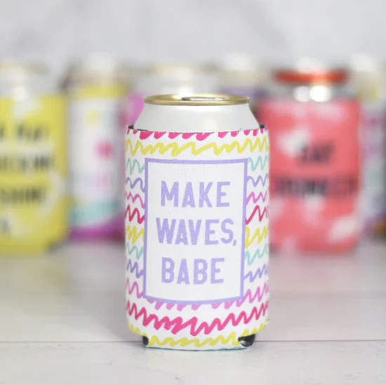 MAKE WAVES CAN COOLER