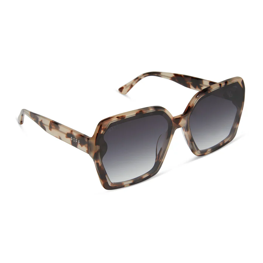 DIFF-PRESLEY CREAM TORTOISE+GREY GRADIENT POLARIZED