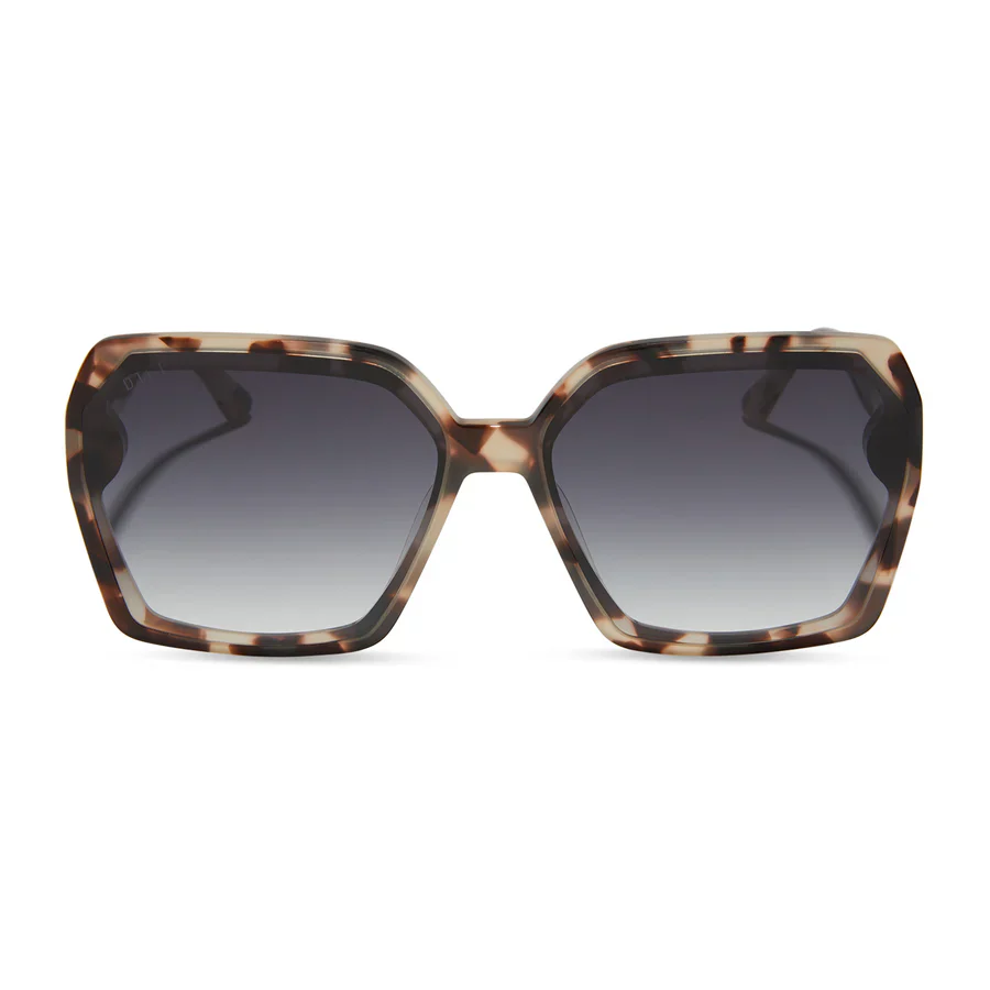 DIFF-PRESLEY CREAM TORTOISE+GREY GRADIENT POLARIZED