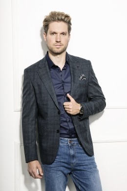 Loeben kockás zakó