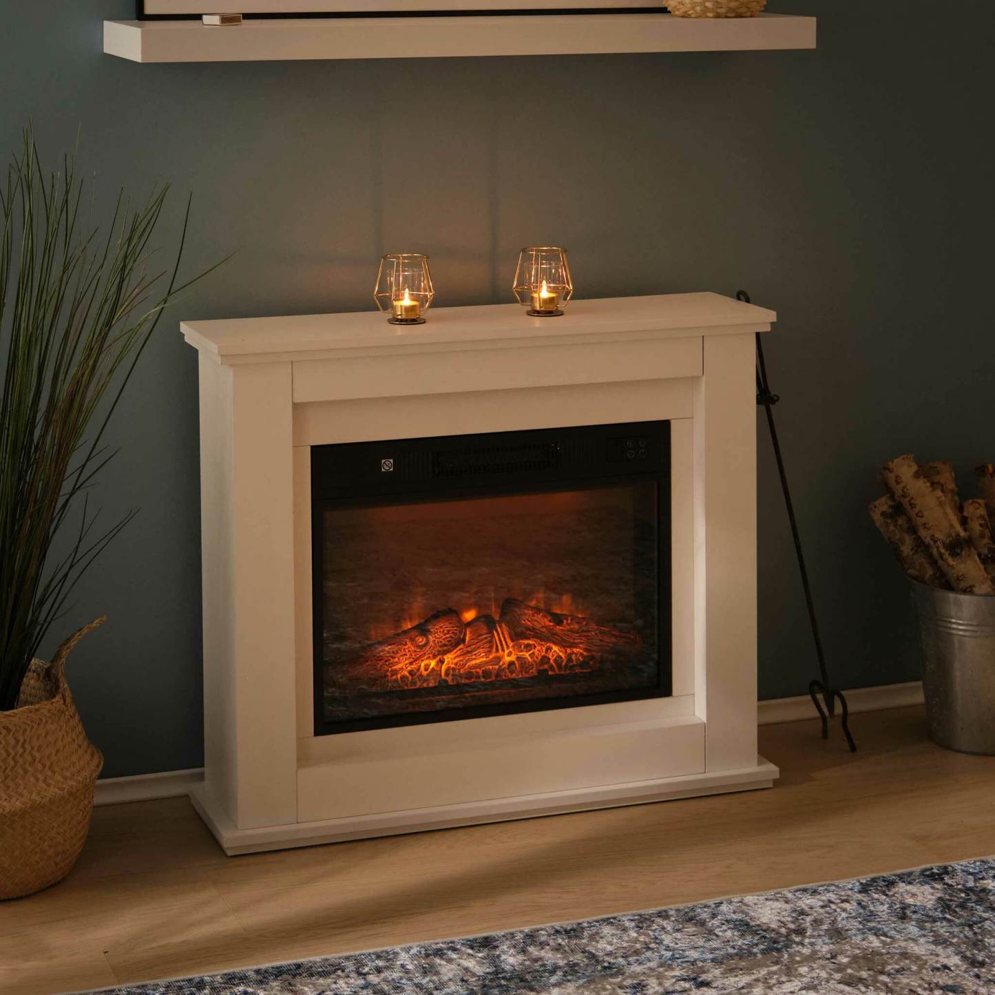 Lykke Elektrokamin L, 2000W, Wei