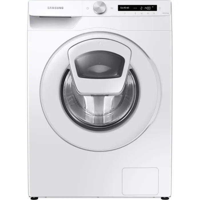 lave-linge hublot Samsung WW90T554DTW - capacité 9kg - 1400tr/min - fin différée - 74db - Classe A