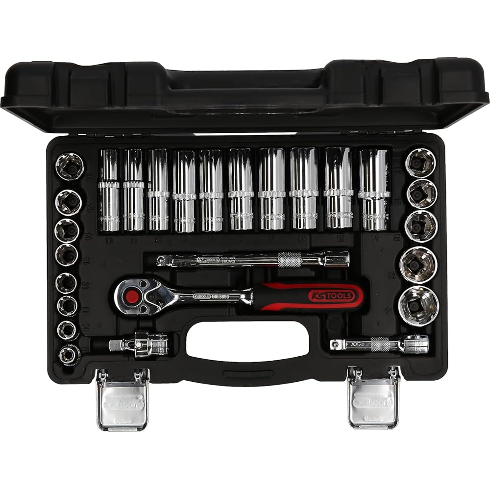 KS Tools 918.0627 Coffret de douilles 3/8