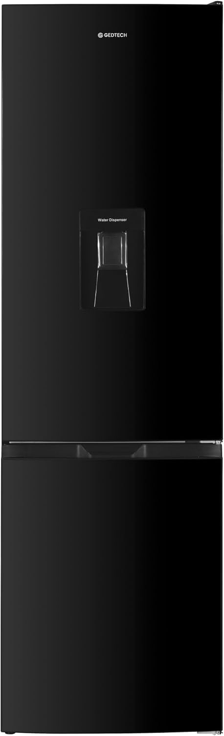 GEDTECH Refrigerateur combiné - congélateur bas - GCB262BL Noir - capacité 262L - Classe E