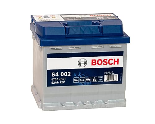 Bosch S4002 - Batterie Auto - 52A/h - 470A - Technologie Plomb-Acide - pour les Véhicules sans Système Start/Stop