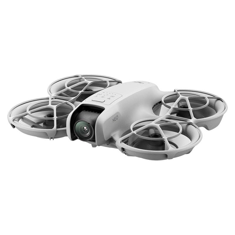 Bundle Fly More DJI Neo, Mini Drone avec Caméra 4K UHD pour Adultes, Drone Suiveur qui Vole Seul de 135 g, Décollage du Creux de la Main, Suivi de Suj