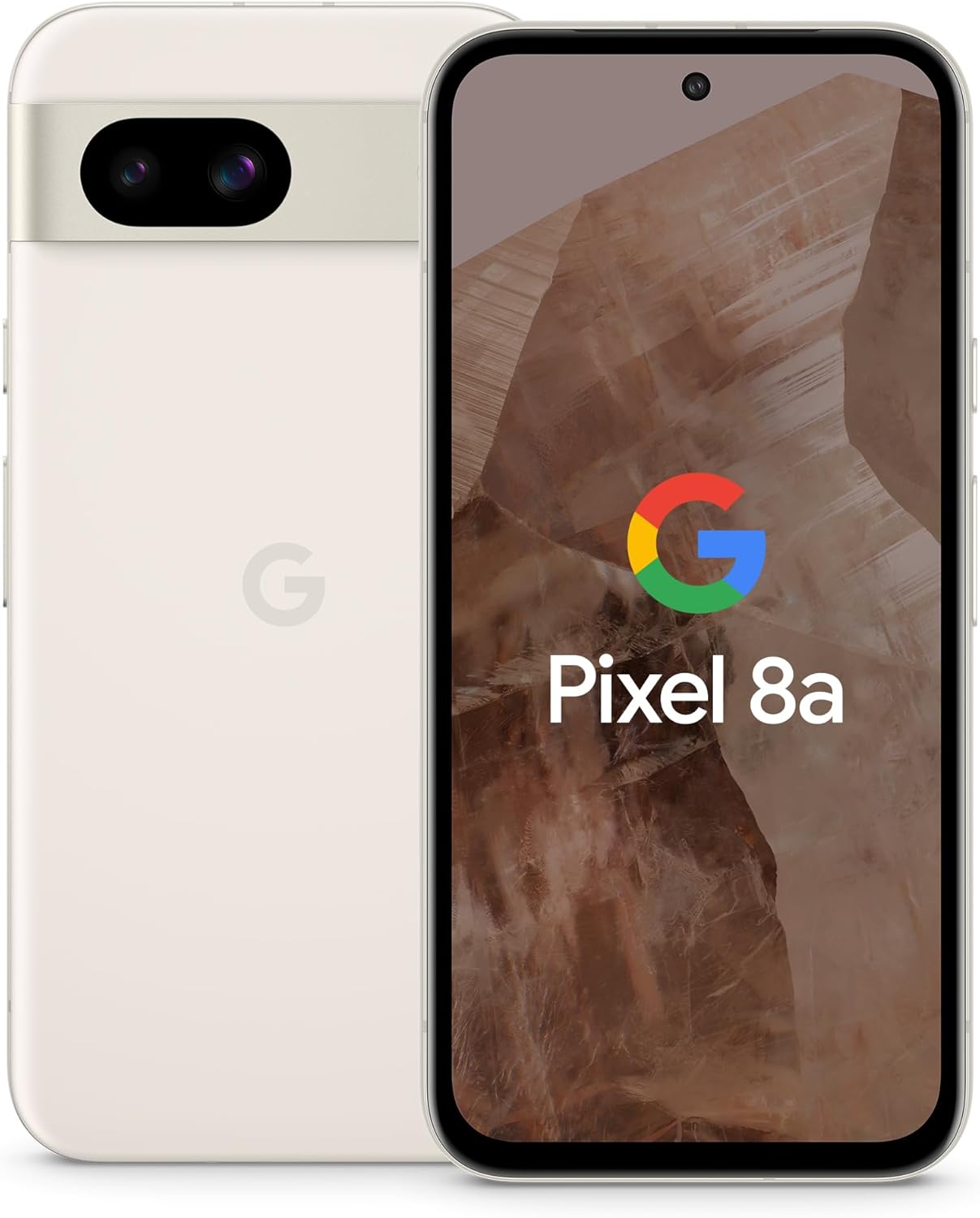Google Pixel 8a – Smartphone Android débloqué avec module Photo Pixel avancé, Une journée complète d'autonomie et Une sécurité Robuste – Porcelaine, 128GB
